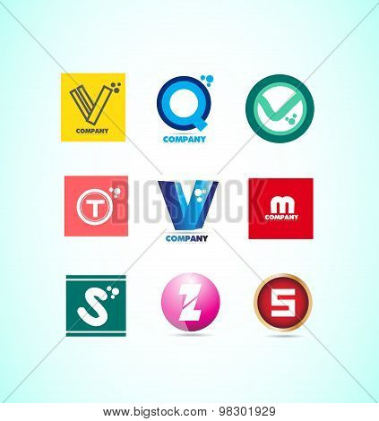 Alphabet Letter Logo Set