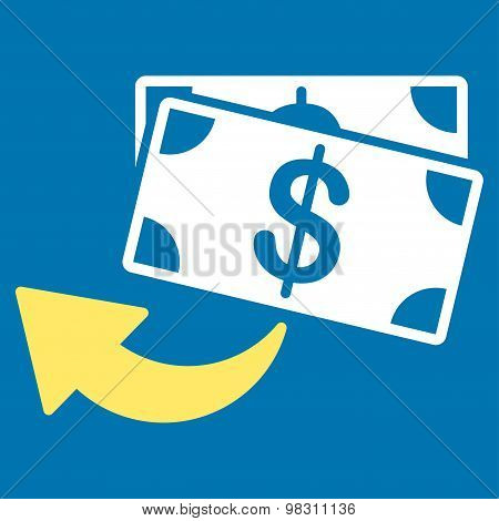 Cashback icon from Business Bicolor Set
