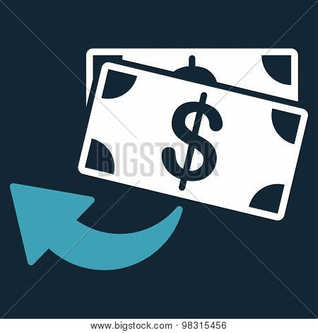 Cashback icon from Business Bicolor Set