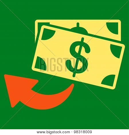Cashback icon from Business Bicolor Set