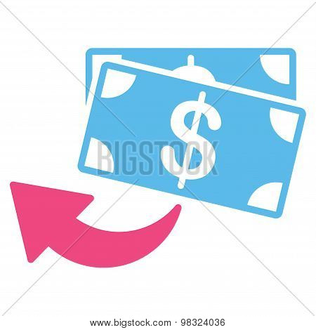 Cashback icon from Business Bicolor Set