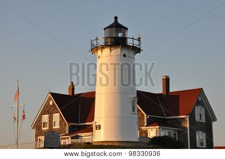 Nobska Lighthouse on Cape Cod in Massachusetts