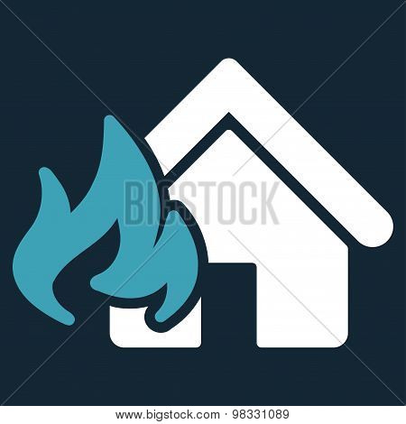 Fire Damage icon from Business Bicolor Set