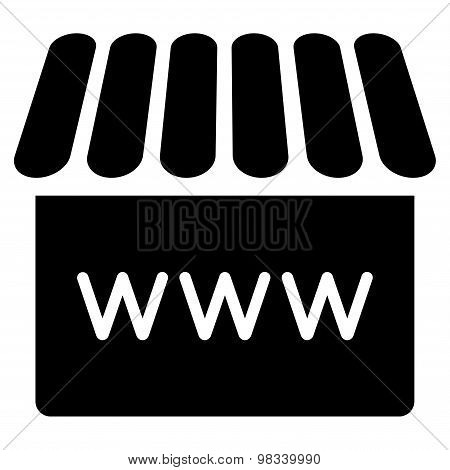 Webstore icon from Business Bicolor Set