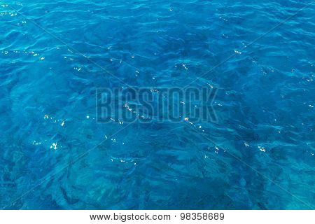 Abstract blue water surface background