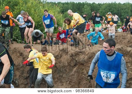 Dirty Cross-country Race Stage. Tyumen. Russia