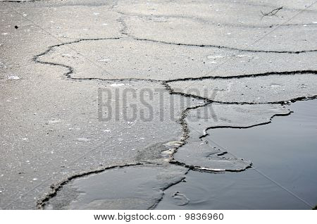 Gefrorenes Wasser