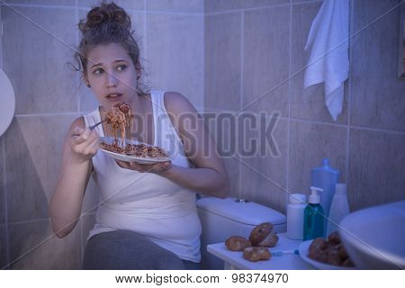 Female Ashamed Of Her Illness