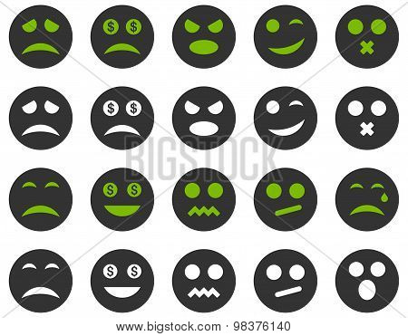 Smile and emotion icons