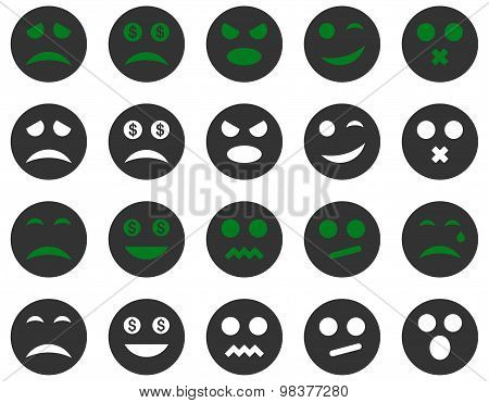 Smile and emotion icons
