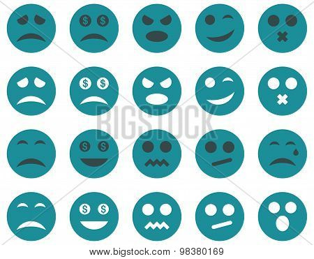 Smile and emotion icons