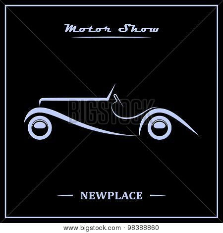 Motor show poster concept .