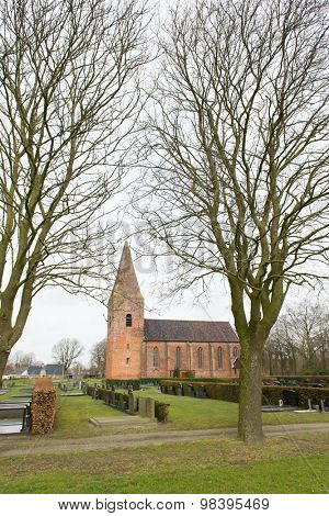 Dutch Church in Groningen in village Onstwedde