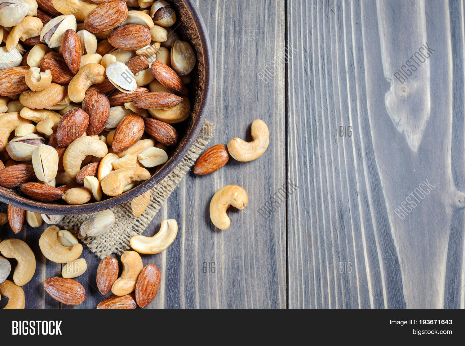 Mixed Nuts Exploding Mixed Nuts Spilling Image & Photo (Free Trial) | Bigstock