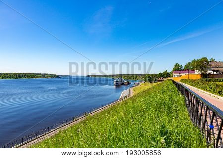 The Great Russian River Volga