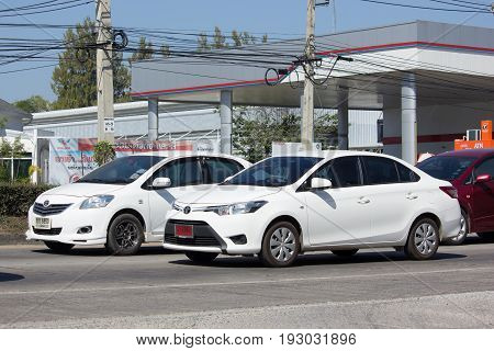 Private City Car Toyota Vios. Four Door Subcompact Sedan