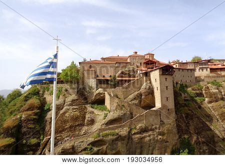 The Great Meteoron Monastery, UNESCO World Heritage Site, Meteora, Greece