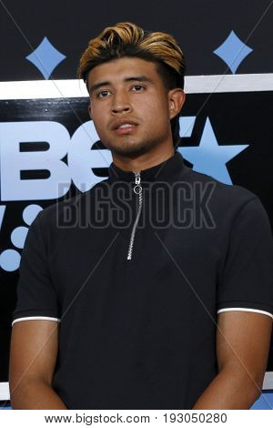 LOS ANGELES - JUN 25:  Kap G at the BET Awards 2017 at the Microsoft Theater on June 25, 2017 in Los Angeles, CA