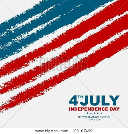 fourth of july happy independence day grunge flag