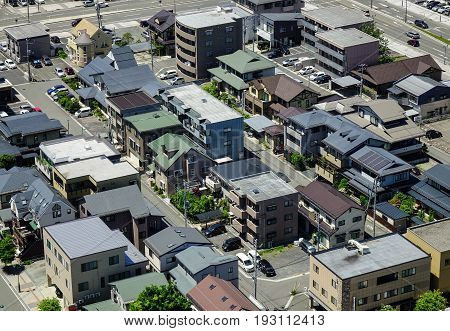 View Of Yamagata City In Tohoku, Japan