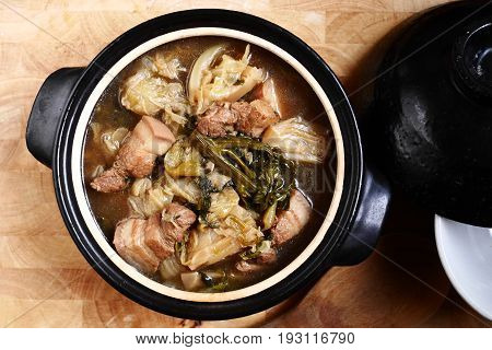 tom jub chai ,mixed vegetable stew,thai-chinese vegetable stew nutritionally delicious menu