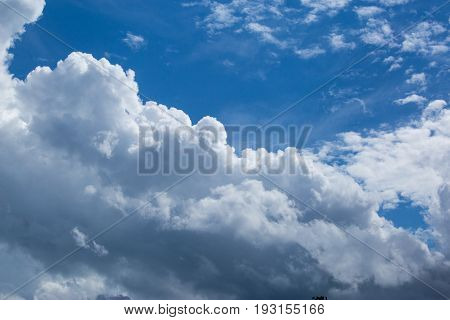 sky and clouds in the rain season