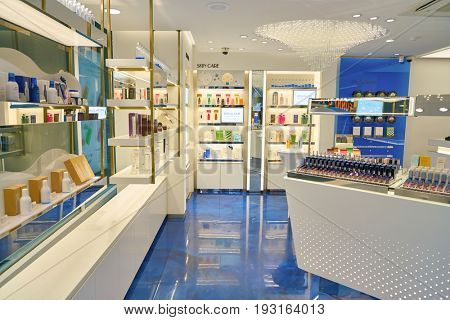 SEOUL, SOUTH KOREA - CIRCA MAY, 2017: inside OMM store in Seoul.