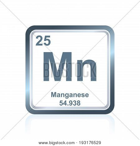 Chemical Element Manganese From The Periodic Table