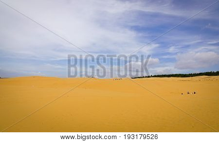 Red Sand Dunes In Mui Ne, Vietnam