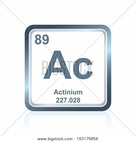 Chemical Element Actinium From The Periodic Table