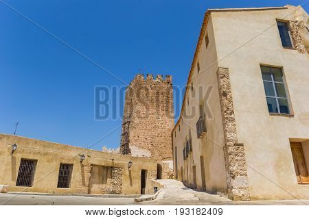 Old Street Leading To The Castle Of Bunol