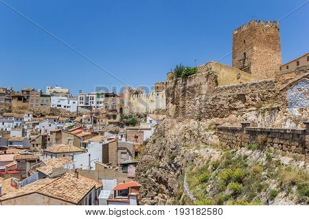 Castle On Top Of A Hill Overlooking Bunol