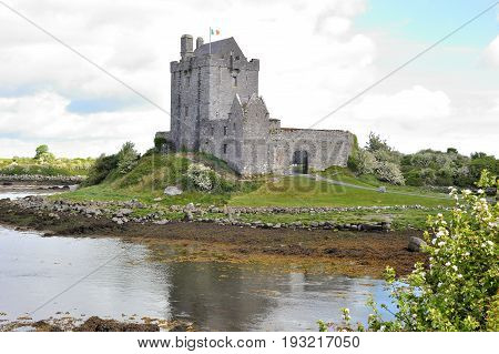 Dungory East, Kinvarra, Co. Galway, Ireland June 2017,dunguaire Castle Exterior.
