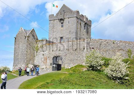 Dungory East, Kinvarra, Co. Galway, Ireland June 2017,dunguaire Castle Entrance.