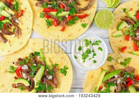 Tacos Lengua Of Grilled Beef Tongue