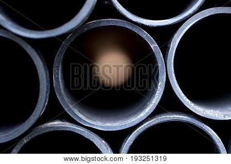Black rubber tube PVC Flex pipe or Industrial hose for carry water oil fuel air transfer.