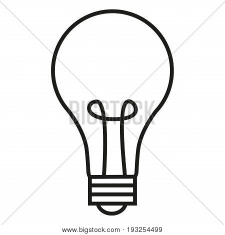 Vector Single Outline Icon - Lightbulb
