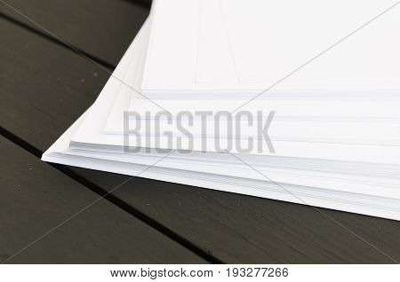 Lack of creative wig - paper pile