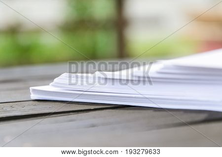 Lack of creative wig - paper pile