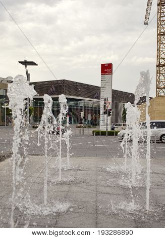 GERMANY - May 30 2012: outlet city Metzingen- the center of sales near Munich