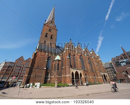 St Petri Church In Hamburg