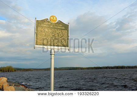 Grand Isle on Lake Champlain, Vermont, USA.
