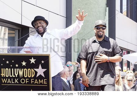 LOS ANGELES - JUN 12: William Loshawn Calhoun Jr aka WC, Ice Cube at a ceremony as Ice Cube is honored with a star on the Hollywood Walk of Fame on June 12, 2017 in Los Angeles, CA