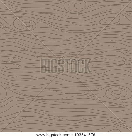 Wood taupe texture vector seamless pattern. Pale wooden bark of tree background.