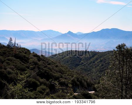 Death valley from sequoia national forest, California, USA