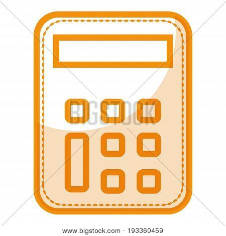 calculator math isolated icon vector illustration design