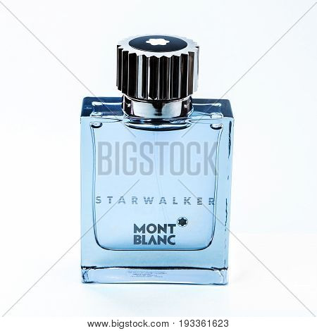 SWINDON UK - JUNE 1 2017: Mont Blanc Starwalker Eau De Toilette