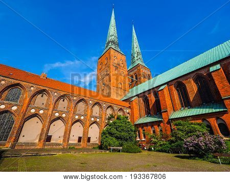 Luebecker Dom In Luebeck Hdr