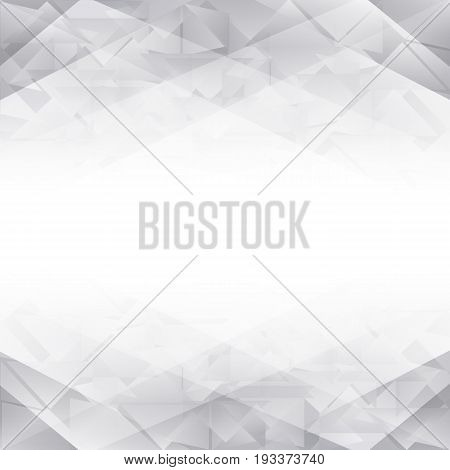Abstract  White and gray color technology modern futuristic background, vector illustration