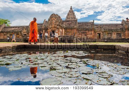Buriram,Thailand- june 24,2017 : Landmark Phanomrung historial park,Buriram,Thailand .